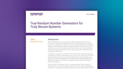 True Random Number Generators for Truly Secure Systems